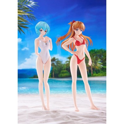 REBUILD OF EVANGELION - Rei Ayanami (One-Piece Style) Pop Up Parade Beach Queens L Size PVC Figure 22 cm