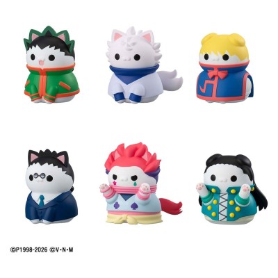 HUNTER X HUNTER - Mega Cat Project Mini Figures Nyanter x Nyanter Hunter x Cat - 1 Single  Blind Box 3 cm