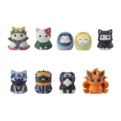 NARUTO SHIPPUDEN - Mega Cat Project Nyaruto! Once upon a time in Konoha village Mini Figures - 1 Single  Blind Box 3 cm