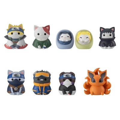 NARUTO SHIPPUDEN - Mega Cat Project Nyaruto! Once upon a time in Konoha village Mini Figures - 1 Single  Blind Box 3 cm