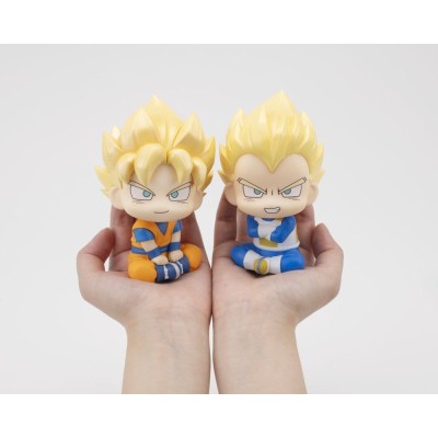 DRAGON BALL DAIMA - Super Saiyan Son Goku & Super Saiyan Vegeta (mini) 2-Pack  (with gift) Look Up Megahouse PVC Figure 11 cm