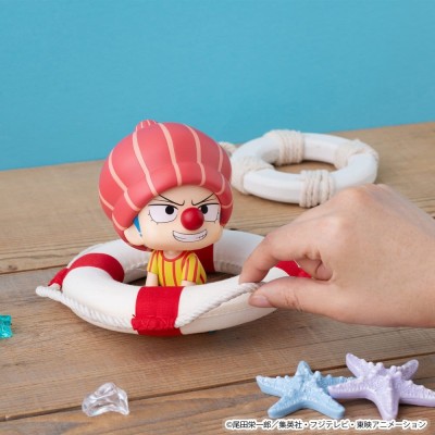 ONE PIECE - Buggy Childhood Ver. Look Up Megahouse PVC Figure 11 cm