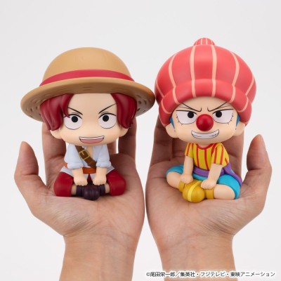 ONE PIECE - Shanks & Buggy Childhood Ver. 2-Pack (with gift) Look Up Megahouse PVC Figure 11 cm