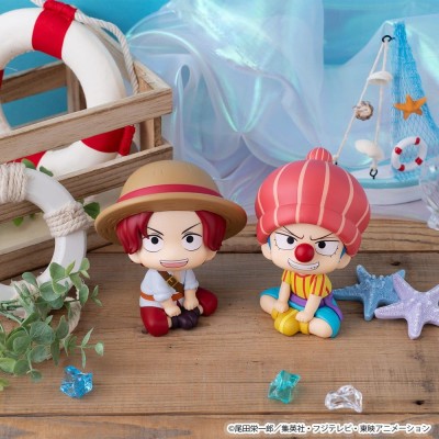 ONE PIECE - Shanks & Buggy Childhood Ver. 2-Pack (with gift) Look Up Megahouse PVC Figure 11 cm