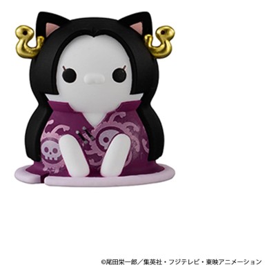 ONE PIECE - Mega Cat Project Nyan Piece Nyan! Luffy & the Seven Warlords of the Sea Mini Figures - 1 single Blind Box 3 cm