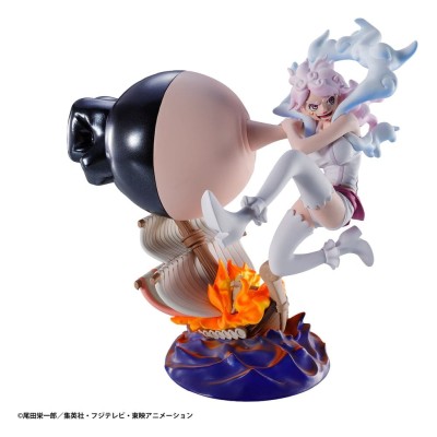 ONE PIECE - Petitrama series LOGBOX RE BIRTH Ver. Egghead 02 - Pack 4 Mini Figures 8 cm