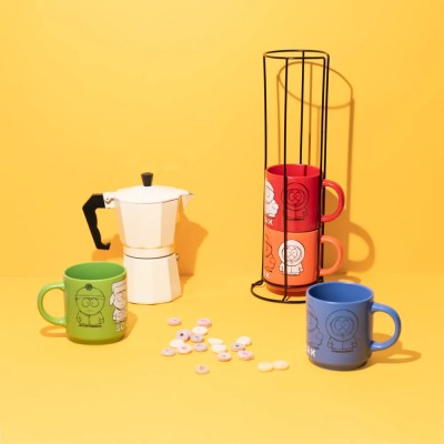 SOUTH PARK - Set of 4 mugs 300 ml with stand
