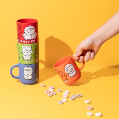 SOUTH PARK - Set of 4 mugs 300 ml with stand