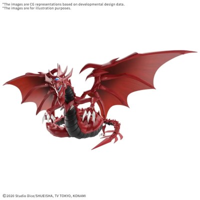 YU-GI-OH! - Figure Rise Amplified Egyptian God Slifer The Sky Dragon Bandai Model Kit 16 cm
