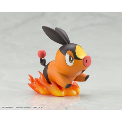 POKÉMON - Hilda with Tepig Artfx J 1/8 Kotobukiya PVC Figure 21 cm