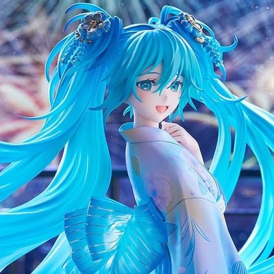 CHARACTER VOCAL SERIES 01 - Hatsune Miku Music & Fire Works Ver. 1/7 PVC Figure 23 cm