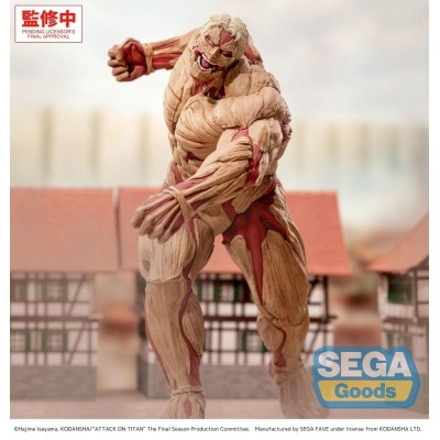 ATTACK ON TITAN - Reiner Braun Armored Titan Ver. GigantiX Sega PVC Figure 25 cm