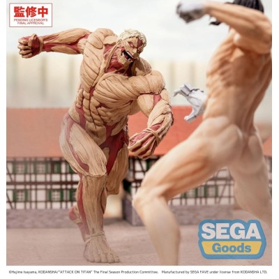 ATTACK ON TITAN - Reiner Braun Armored Titan Ver. GigantiX Sega PVC Figure 25 cm