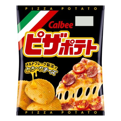 Potato Chips Pizza - Japanese potato chips with Pizza flavour 60G