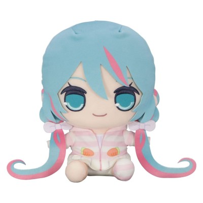 HATSUNE MIKU - Kyurumaru Big Plush Figure Rabbit Ear Hood Pajama 28 cm