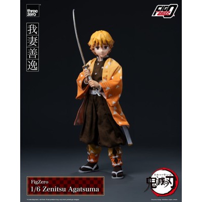 DEMON SLAYER - Zenitsu Agatsuma FigZero ThreeZero Action Figure 28 cm