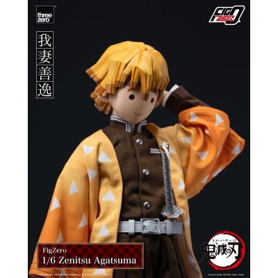 DEMON SLAYER - Zenitsu Agatsuma FigZero ThreeZero Action Figure 28 cm