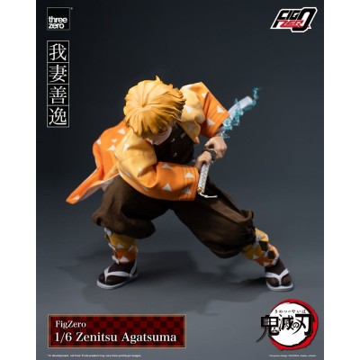 DEMON SLAYER - Zenitsu Agatsuma FigZero ThreeZero Action Figure 28 cm