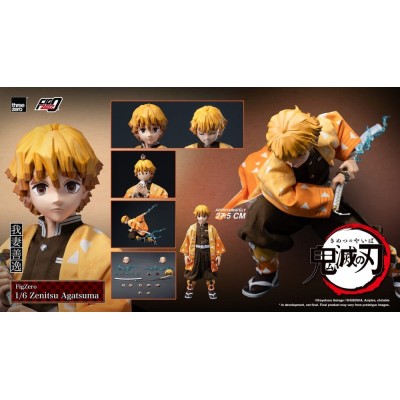 DEMON SLAYER - Zenitsu Agatsuma FigZero ThreeZero Action Figure 28 cm