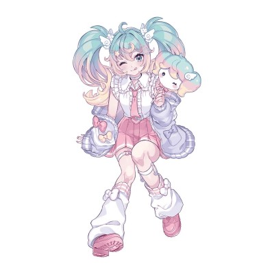 HATSUNE MIKU - Sweet School Life Pastel Version Furyu PVC Figure 13 cm