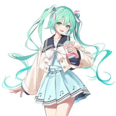 HATSUNE MIKU - Sweet School Life Pure Version Furyu PVC Figure 18 cm