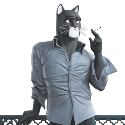BLACSKAD - Blacksad on the Balcony Collectoys Resin Statue 24 cm