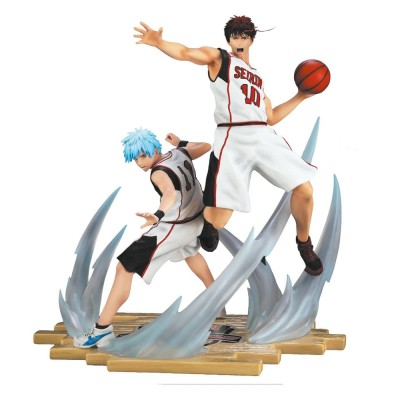 KUROKO'S BASKET - Tetsuya Kuroko & Taiga Kagami White Jersey Edition Taka Corp Studio Resin Statue 41 cm