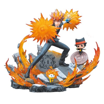 REBORN - Tsuna, Reborn & Natsu 1/6 Taka Corp Studio Resin Statue 37 cm