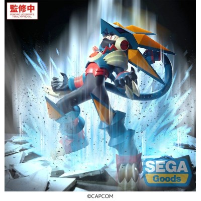 MEGA MAN BATTLE NETWORK - Mega Man Gregar Beast Luminasta Sega PVC Figure 17 cm