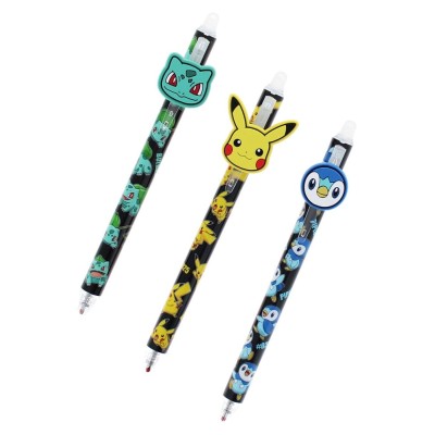 POKÉMON - Erasable Gel Pens 3-Pack Thumbs Up