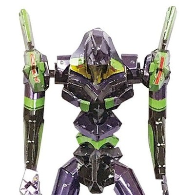 EVANGELION - Model Unit 01 Metallic Nano Plastic Plex Plastic Model 17 cm