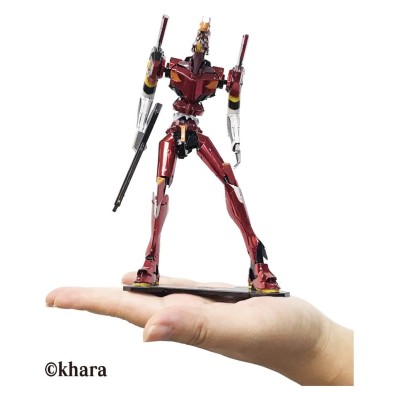 EVANGELION - Unit 02 Metallic Nano Plastic Model 17 cm