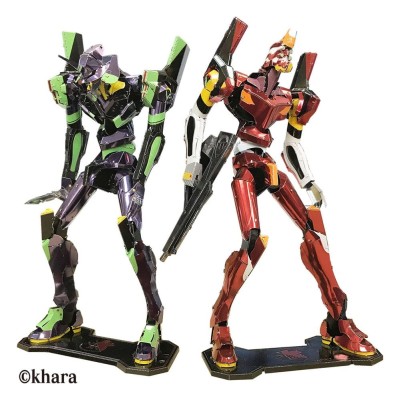 EVANGELION - Unit 02 Metallic Nano Plastic Model 17 cm