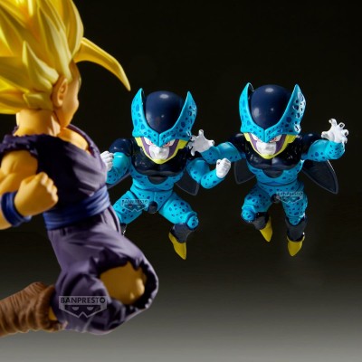 DRAGON BALL Z - Cell Jr. Match Makers (VS Super Saiyan 2 Son Gohan) Banpresto PVC Figure 11 cm