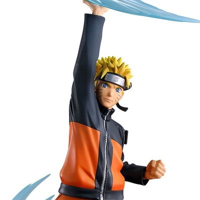 NARUTO SHIPPUDEN - Naruto Uzumaki (Wind Style Rasen Shuriken) Hidan Kakuzu Arc Bandai Ichibansho PVC Figure 25 cm