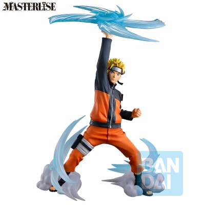 NARUTO SHIPPUDEN - Naruto Uzumaki (Wind Style Rasen Shuriken) Hidan Kakuzu Arc Bandai Ichibansho PVC Figure 25 cm