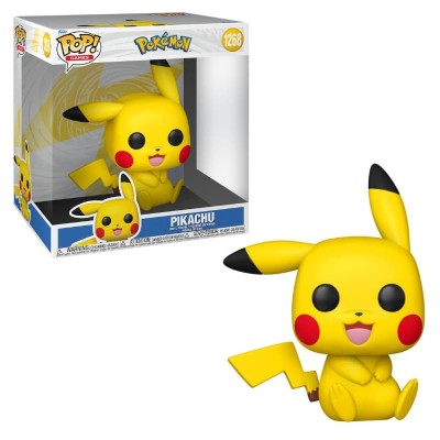 POKÉMON - Pikachu 25 cm Super Sized Jumbo Funko Pop Games 1268