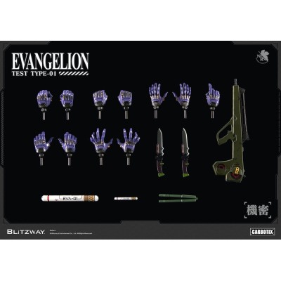 EVANGELION - Evangelion Unit-01 Test Type (DX Ver.) Carbotix Blitzway Action Figure 33 cm