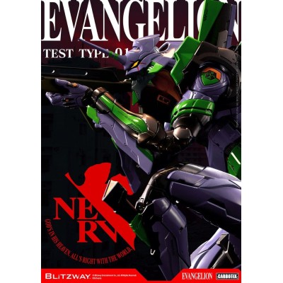 EVANGELION - Evangelion Unit-01 Test Type (Standard Ver.) Carbotix Blitzway Action Figure 33 cm