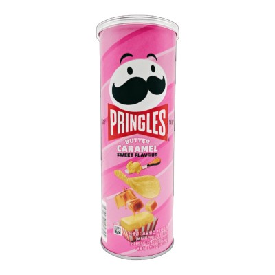 Pringles Sweet Butter Caramel - Korean potato snack with Butter and caramel flavour