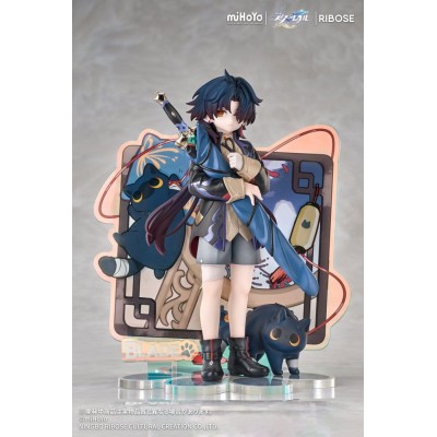 HONKAI STAR RAIL - Rise Up+ Chibi Cat Series Chibi Figure Blade Ver. Ribose 19 cm