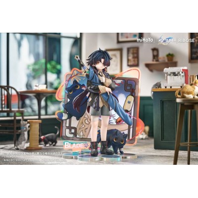 HONKAI STAR RAIL - Rise Up+ Chibi Cat Series Chibi Figure Blade Ver. Ribose 19 cm