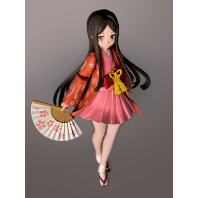 Suwahime Plafia Plastic Model Kit 14 cm