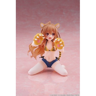 TORADORA! - Taiga Aisaka Tiger Costume Swimwear Ver. Desktop Cute Taito PVC Figure 13 cm