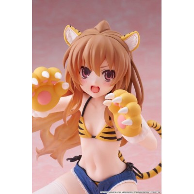 TORADORA! - Taiga Aisaka Tiger Costume Swimwear Ver. Desktop Cute Taito PVC Figure 13 cm