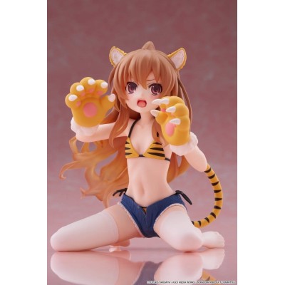TORADORA! - Taiga Aisaka Tiger Costume Swimwear Ver. Desktop Cute Taito PVC Figure 13 cm