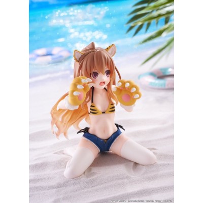 TORADORA! - Taiga Aisaka Tiger Costume Swimwear Ver. Desktop Cute Taito PVC Figure 13 cm