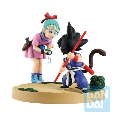 DRAGON BALL - Goku & Bulma Fantastic Adventure 3 Ichibansho Bandai PVC Figure 17 cm