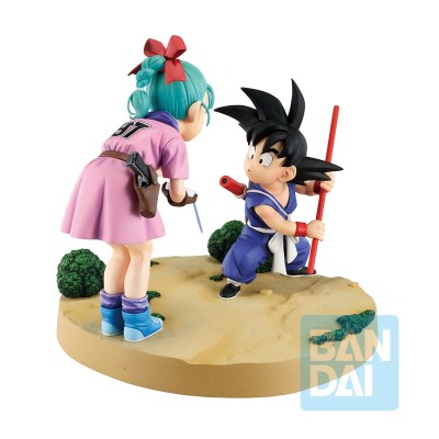 DRAGON BALL - Goku & Bulma Fantastic Adventure 3 Ichibansho Bandai PVC Figure 17 cm