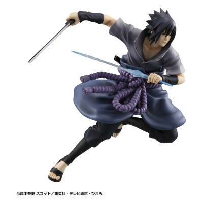NARUTO SHIPPUDEN - Sasuke Uchiha Great Ninja War Ver. (Repeat) G.E.M. Series PVC Figure 23 cm